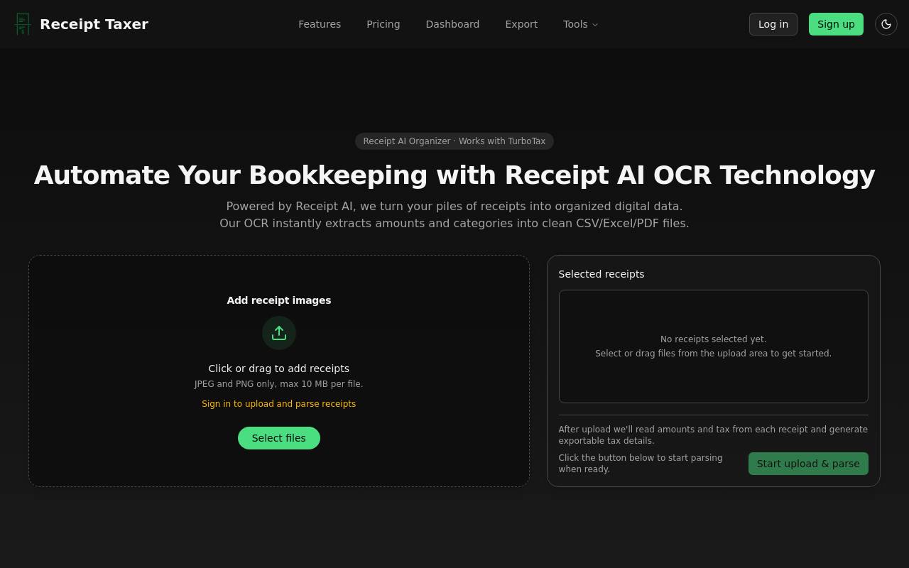 Receipt Taxer screenshot