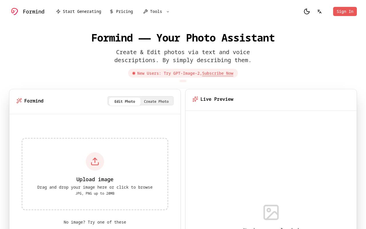 Formind —— Your Photo Assistant screenshot