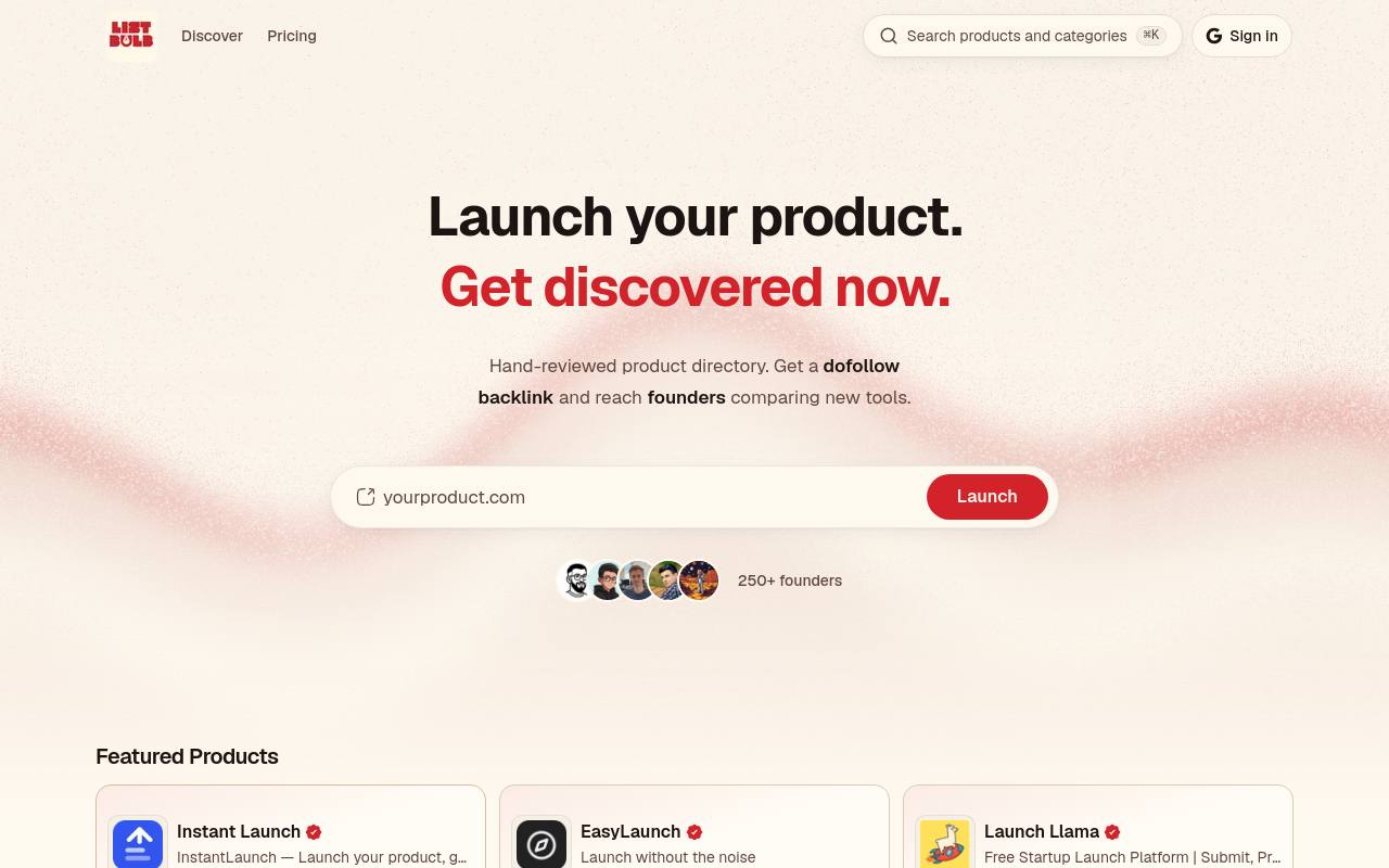 List Bulb screenshot