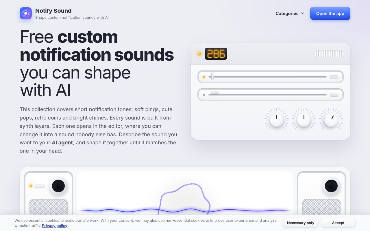 Notify Sound screenshot
