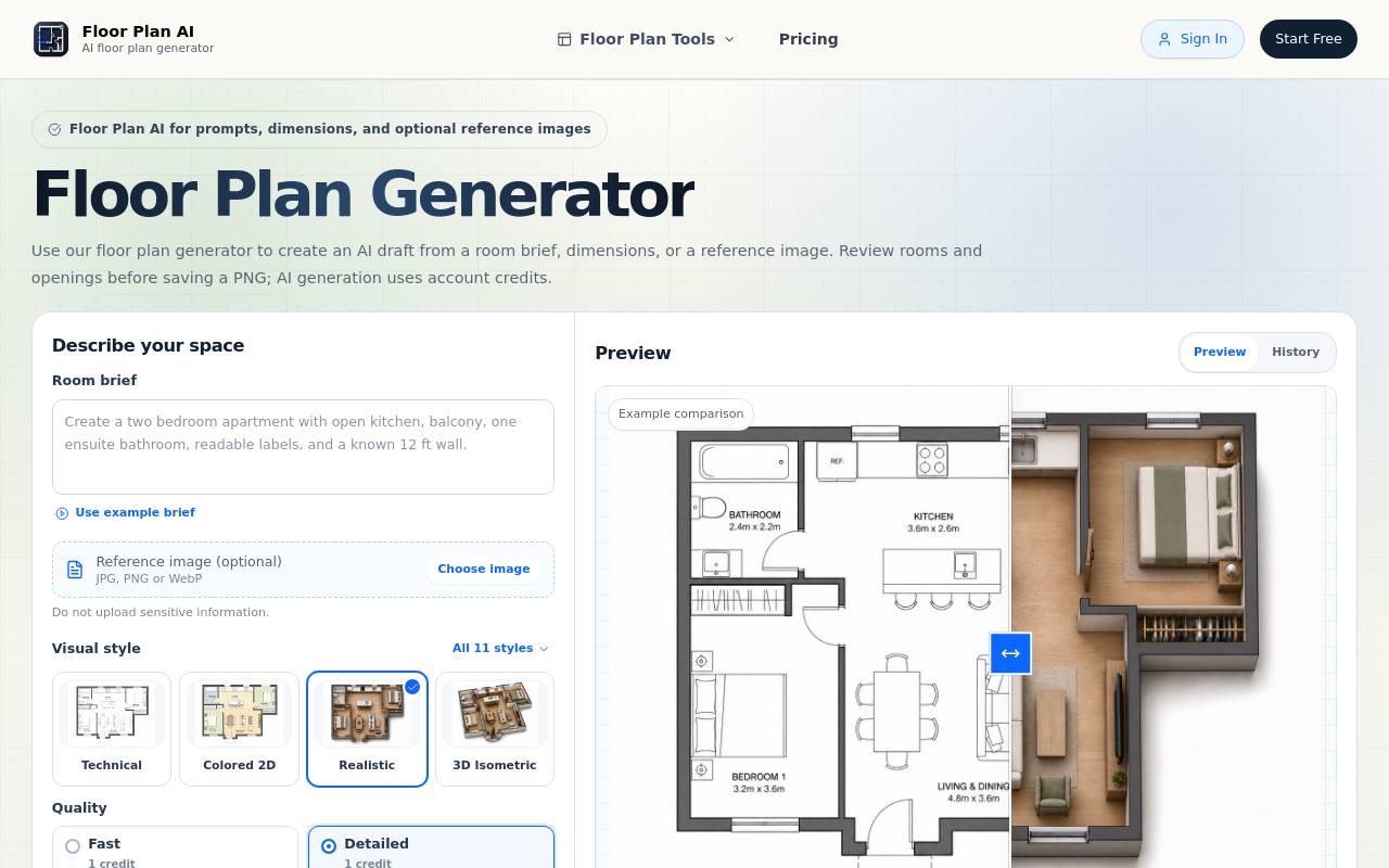 Floor Plan AI screenshot